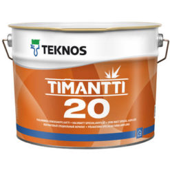 Timantti 20 sisämaali valkoinen 9L Teknos