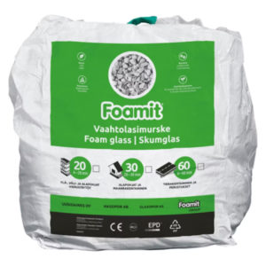 Vaahtolasimurske Foamit 20 1000L 4-20mm