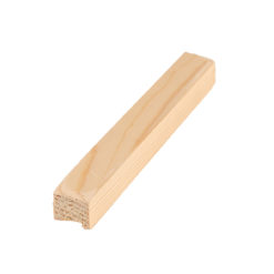 Puolipaneelilista 18x18 Puuvalmis (Tilaustuote)
