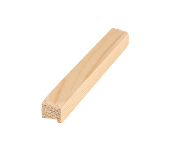 Puolipaneelilista 18x18 Puuvalmis (Tilaustuote)