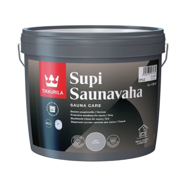 Supi Saunavaha harmaa 3l
