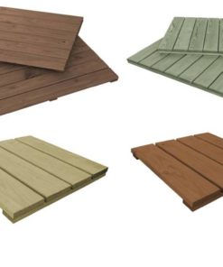 Kestopuu pihalaatta 16mm 600x600 ruskea AB