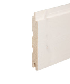 Saunapaneeli Aure Sauna STS3 14x120x2670 Harjattu Valkoinen