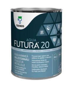 Futura Aqua 20 kalustemaali listavalkoinen 0,9L