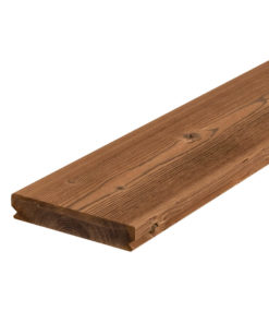 Lämpökäsitelty kuusi terassilauta 26x140x5400 harjattu pinta Profix 2- kiinnityksellä