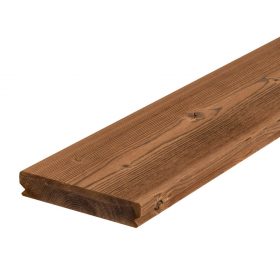 Lunawood Lämpökäsitelty kuusi terassilauta 26x140 - Harjattu pinta Profix 2- kiinnityksellä