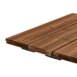 Lunawood Lämpökäsitelty kuusi terassilauta 26x140 - Harjattu pinta Profix 2- kiinnityksellä - Image 2