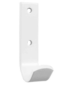 Vaatekoukku 591/60 valkoinen Pisla