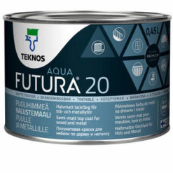 Futura Aqua 20 kalustemaali listavalkoinen 0,45L