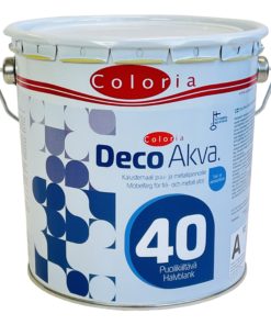 Deco Akva 40 kalustemaali valkoinen 2,7L
