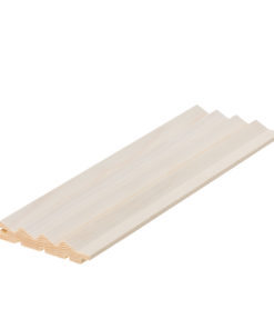 Sisäpaneeli Dyyni 15x90x3280 valkolakattu päätypontattu