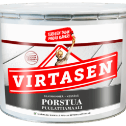Virtasen Porstua puulattiamaali C 9l silkinhimmeä, sävytettävä