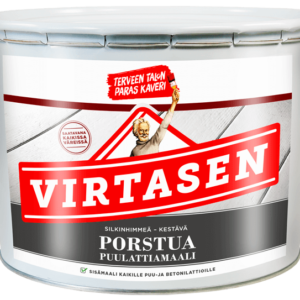 Virtasen Porstua puulattiamaali C 9l silkinhimmeä, sävytettävä