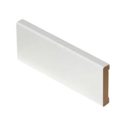 Jalkalista MDF 12x58x3300mm R2 Valkoinen