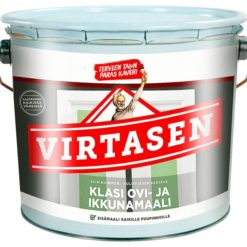 Virtasen Klasi ovi- ja ikkunamaali valkoinen 0,9L silkinhimmeä