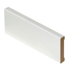 Jalkalista MDF 12x42x3300 R2 Valkoinen