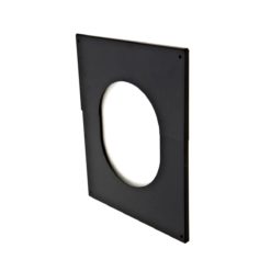 Yhdyshormin peitelaippa 123mm musta