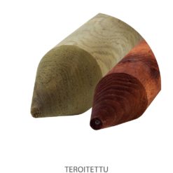 Kestopuu aitatolppa 100x3000 vihreä teroitettu A