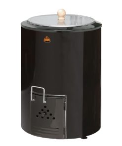 Narvi Muuripata 80l pyöreä musta
