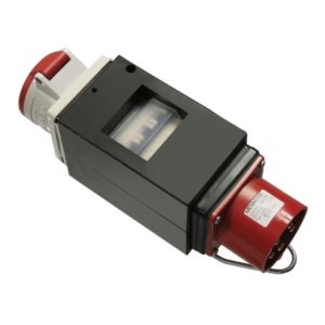 Opal adapteri 32A–16A, sulakkeella ja IP44-suojauksella