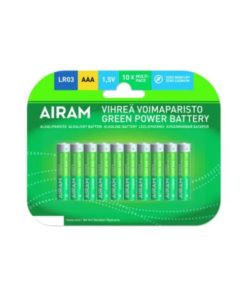 Airam LR03/AAA Alkaliparisto 10kpl