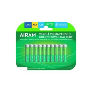 Airam LR03/AAA Alkaliparisto 10kpl