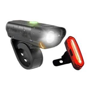 Airam USB-ladattava pyörävalosetti etu- ja takavalolla