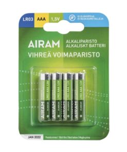 Alkaliparisto AAA LR03 4kpl Airam