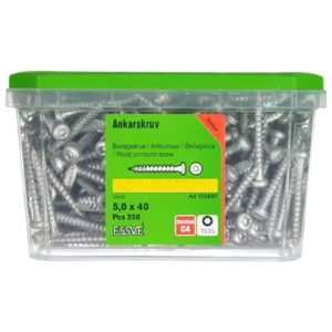 Essve Ankkuriruuvi C4 5,0x40 mm, pakkaus 250 kpl