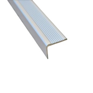 Askelkulmalista 25x20mm Hopea, Listatalo