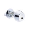 Abloy Classic CY001 – perinteinen ja kromattu avainpesä vääntönupilla