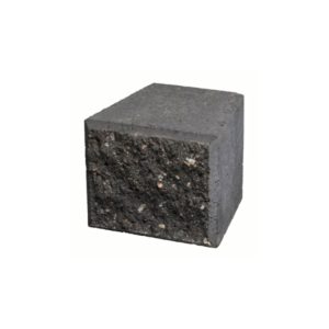 Citymuurikivi kaari musta 180x180x150