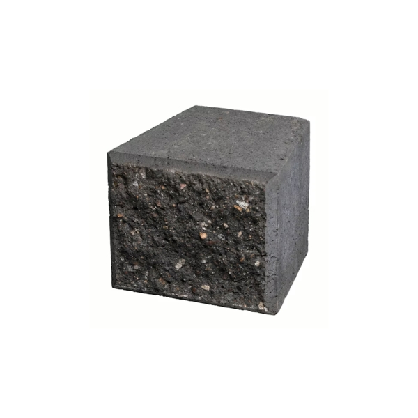 Citymuurikivi kaari musta 180x180x150