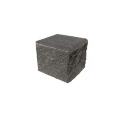 Citymuurikivi puolikas musta 180x180x150mm Lakka