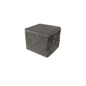 Citymuurikivi puolikas musta 180x180x150mm Lakka