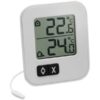 Digitaalinen lämpömittari 344 – pieni ja tarkka sisä- ja ulkolämpötilan mittaukseen, 1,5 m anturijohdolla