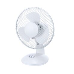 Emax Home 9" pöytätuuletin kotiin ja toimistoon. 20 W teho, 2 nopeutta, oskilloiva sivuttaisliike ja mitat 210 × 275 × 370 mm.