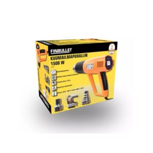 Finbullet Kuumailmapuhallin 1500w LCD säädettävä