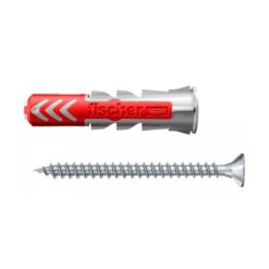 Fischer DuoPower 6x30 mm yleistulppa ja ruuvit. Sopii kipsilevystä betoniin. Vahva pito ja helppo asennus.