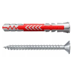 Fischer DuoPower 6x50 mm yleistulppa. Älykäs 2-komponenttirakenne takaa maksimaalisen pidon kaikissa materiaaleissa. Sisältää ruuvit.