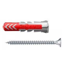 Fischer DuoPower 8x40 mm yleistulppa ja ruuvit. Sopii kipsilevystä betoniin. Vahva pito ja helppo asennus.