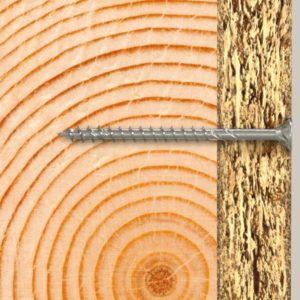 Fischer PowerFast II puuruuvi 5,0x50mm BZ – keltapassivoitu, nopea ja kestävä ruuvi puuliitoksiin. TX25-uppokanta, osakierre. 200 kpl pakkaus.