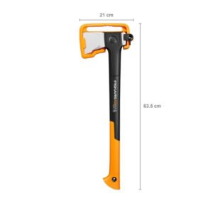 Fiskars X24 M halkaisukirves 20–30 cm pölleille, SoftGrip™-kahva ja FiberComp™-varsi