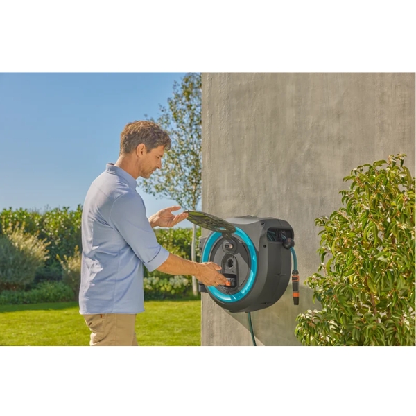 Gardena Seinäletkukela PowerRoll XXL 40m sis. akun