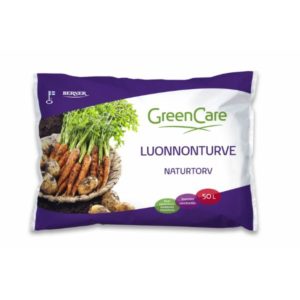 GreenCare Luonnonturve – puhdas, lannoittamaton ja kalkitsematon maanparannusturve monipuoliseen käyttöön!