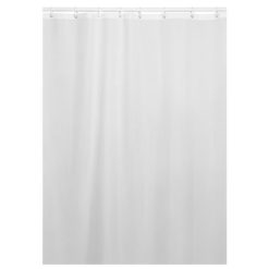 Habo Suihkuverho Camelia 180x200 valkoinen – yksivärinen ja neutraali suihkuverho kylpyhuoneeseen.