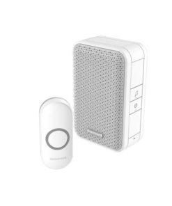 Honeywell langaton ovikello – jopa 150 m kantama, 4 melodiaa, 80 dB äänenvoimakkuus. Helppo asennus, tyylikäs valkoinen, kiinnikkeet mukana.