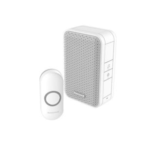 Honeywell langaton ovikello – jopa 150 m kantama, 4 melodiaa, 80 dB äänenvoimakkuus. Helppo asennus, tyylikäs valkoinen, kiinnikkeet mukana.