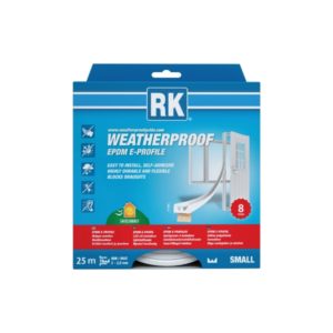 Ikkuna- ja ovitiiviste E-Profiili 25m valkoinen RK