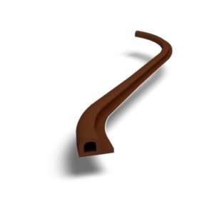 Ikkuna- ja ovitiiviste RK P-profiili ruskea 25 m EPDM